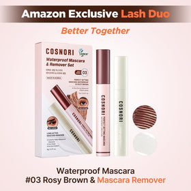 COSNORI mascara wand close-up illustrating precise application benefit