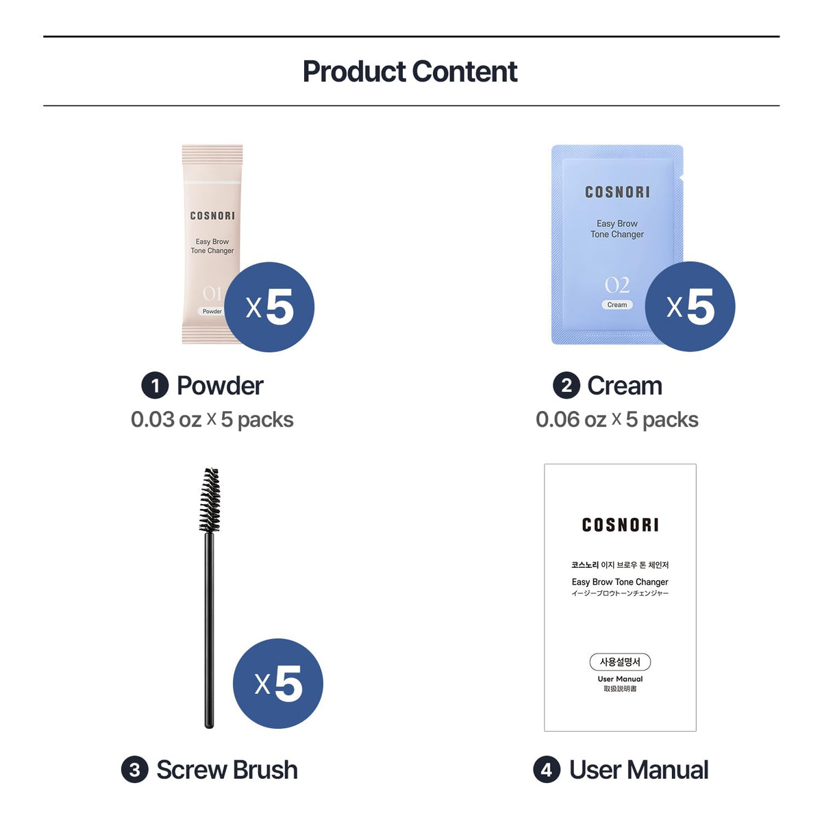 COSNORI mixed cream texture illustrating smooth consistency for even application