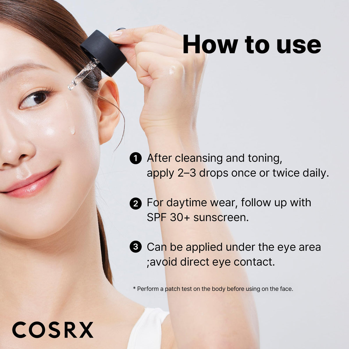 COSRX niacinamide and zinc ingredient visual emphasizing targeted pore and oil control