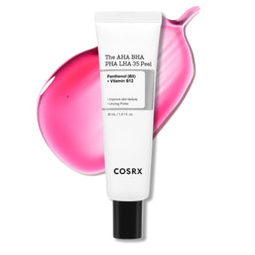 COSRX front packaging showing 35% peel for potent weekly exfoliation