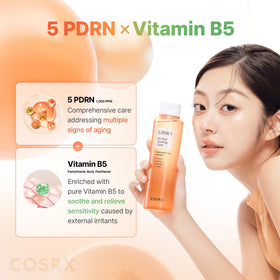 COSRX applied to hand demonstrating quick absorption benefit