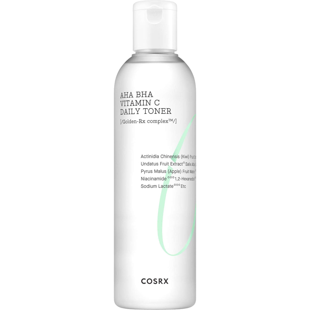 COSRX front bottle shot showing clean design and visible product benefit