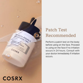 COSRX applied to cheek illustrating targeted spot treatment and even tone benefit
