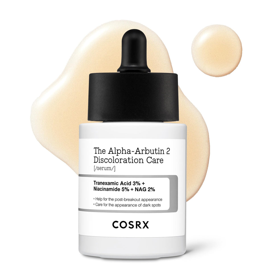 COSRX front label showing product name and size benefits for targeted brightening