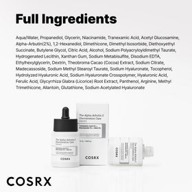 COSRX bottle on bathroom counter in routine scene showing daily use benefit