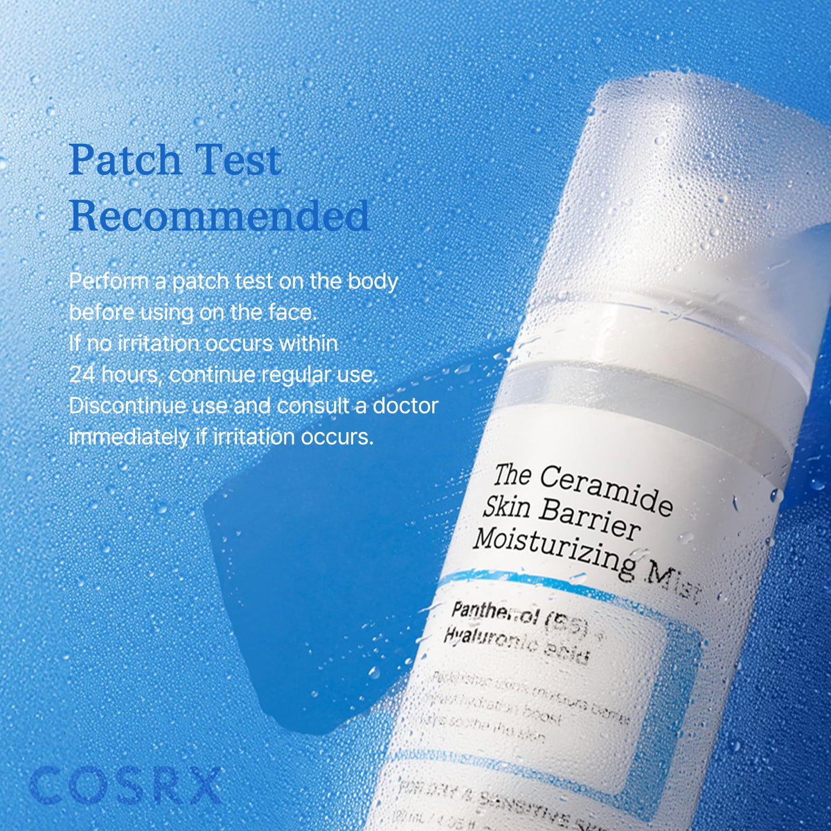 COSRX lifestyle scene on bathroom shelf showing routine hydration boost