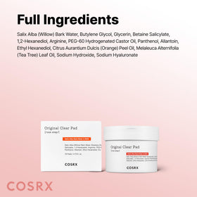 COSRX pads staged in bathroom to show everyday skincare routine benefit