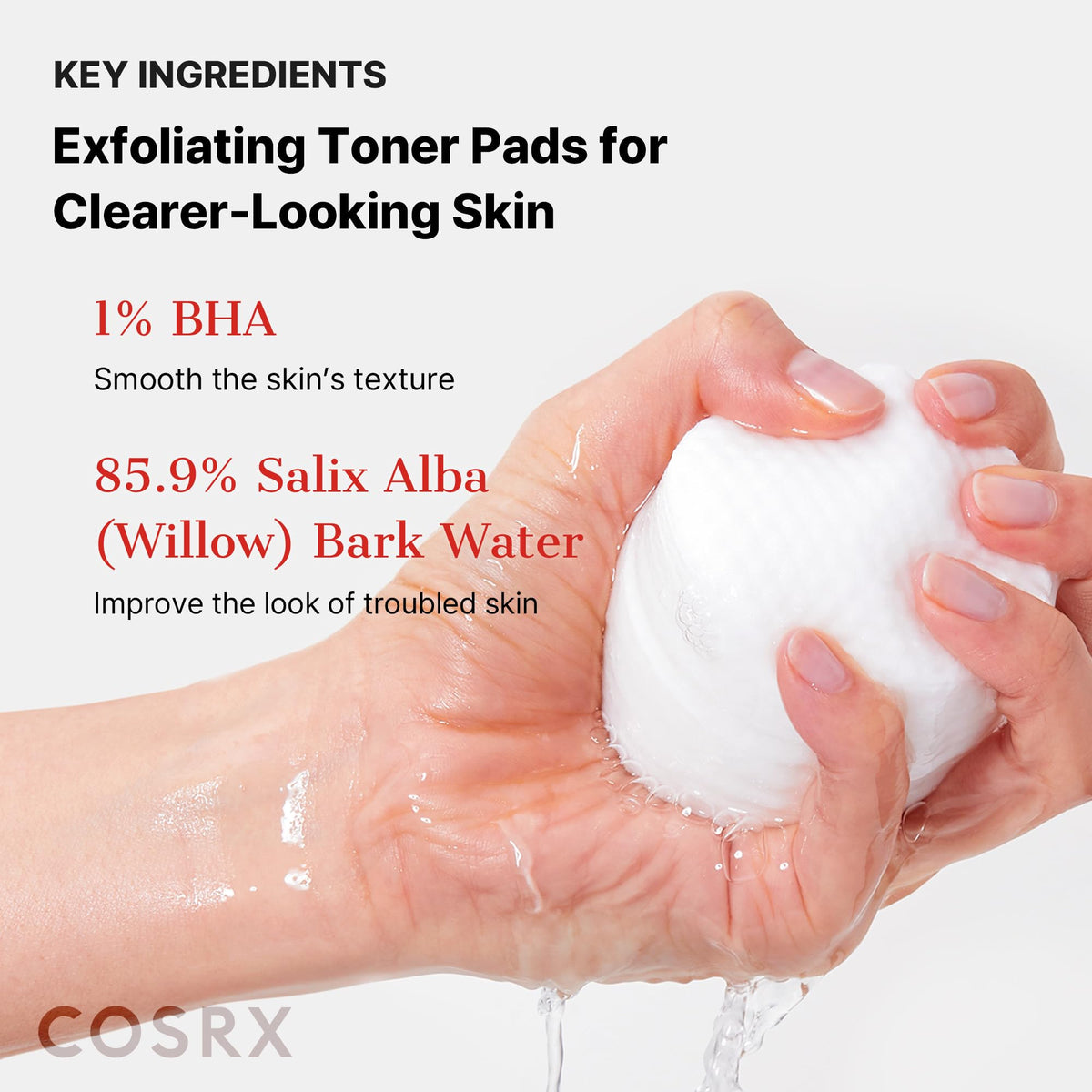COSRX tweezer lifting pad from package for hygienic removal and use