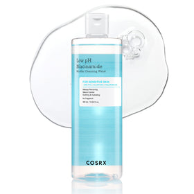 COSRX bottle front label showing product name and volume, clear and informative