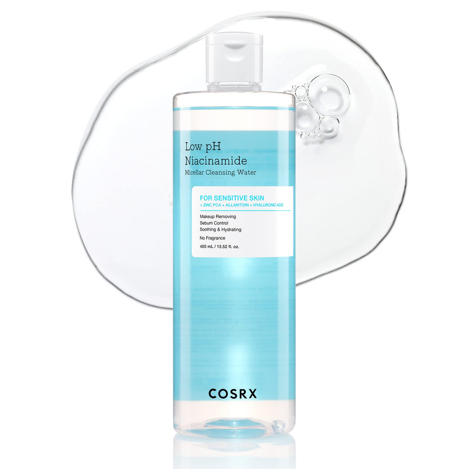 COSRX bottle front label showing product name and volume, clear and informative