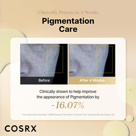 COSRX label close-up with ingredient highlights for transparency and informed choices