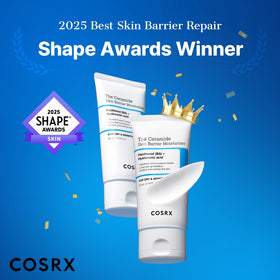 COSRX open jar showing creamy texture and gliding finish to demonstrate spreadability