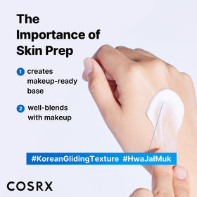 COSRX applied in evening routine showing calming benefits and nighttime repair