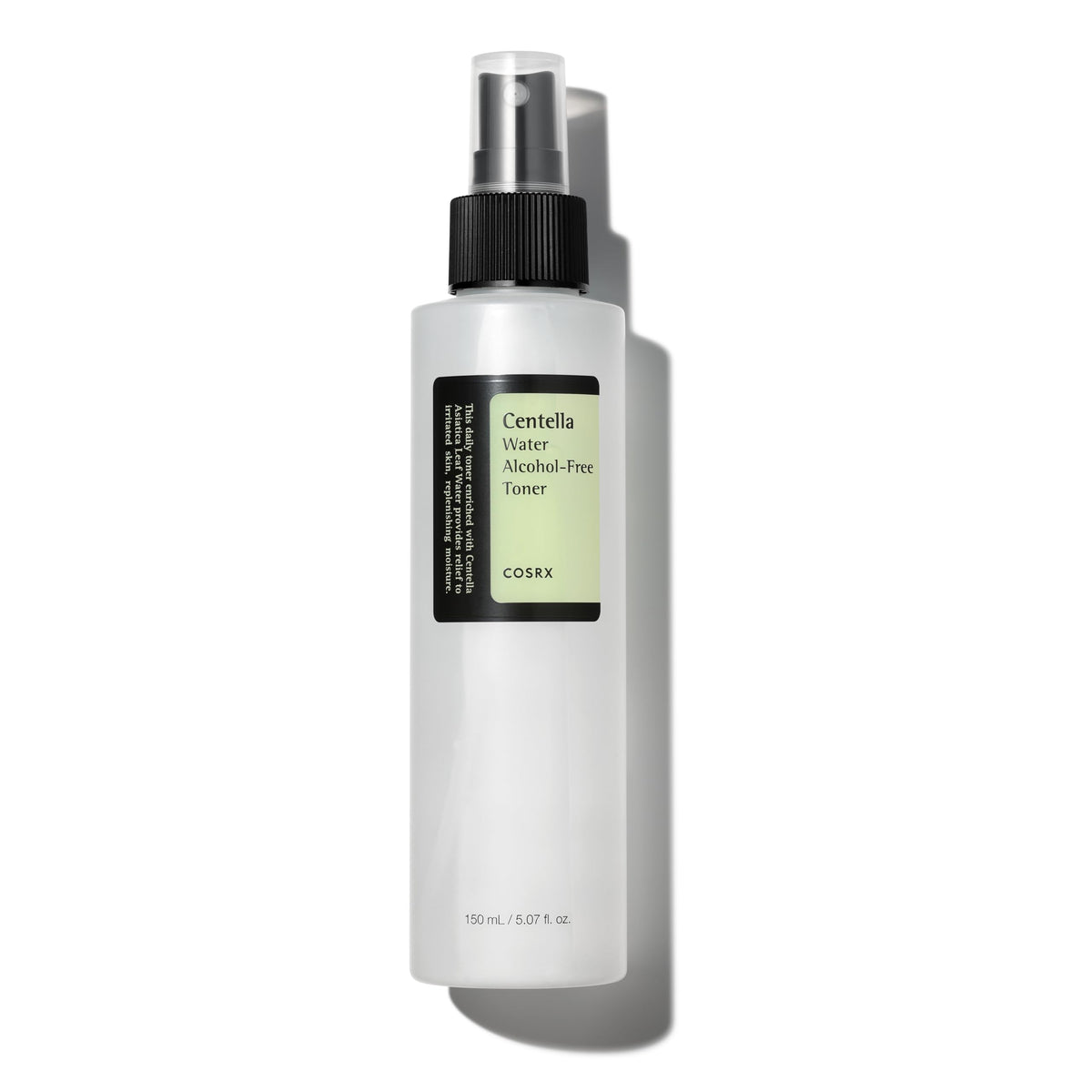 COSRX front packaging showing bottle and product name, calming hydration benefit