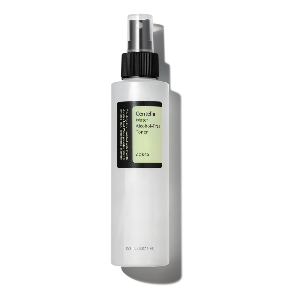 COSRX front packaging showing bottle and product name, calming hydration benefit