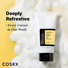 COSRX in bathroom lifestyle shot demonstrating daily use and calming routine