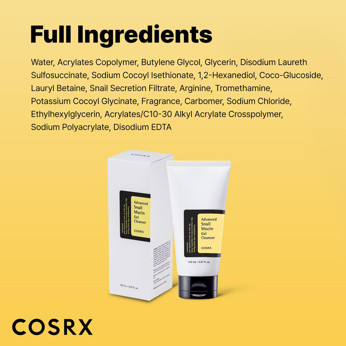 COSRX open cap with pour of gel showing easy dispensing and controlled usage