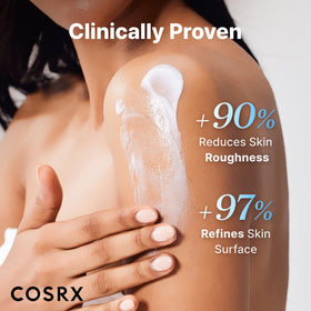 COSRX applying cream on arm to show hydration benefit