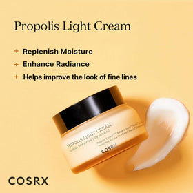 COSRX cream swirl on hand demonstrating smooth application benefit