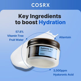 COSRX texture close-up demonstrating smooth non-greasy cream and quick absorption
