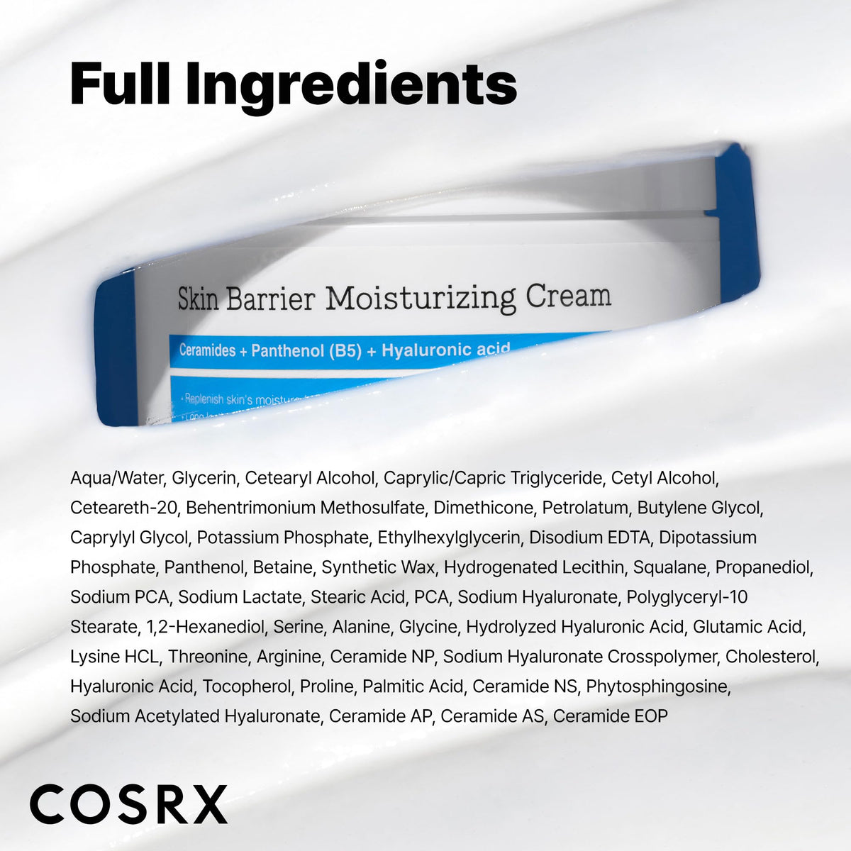 COSRX dermatologist-tested badge emphasizing gentle formula