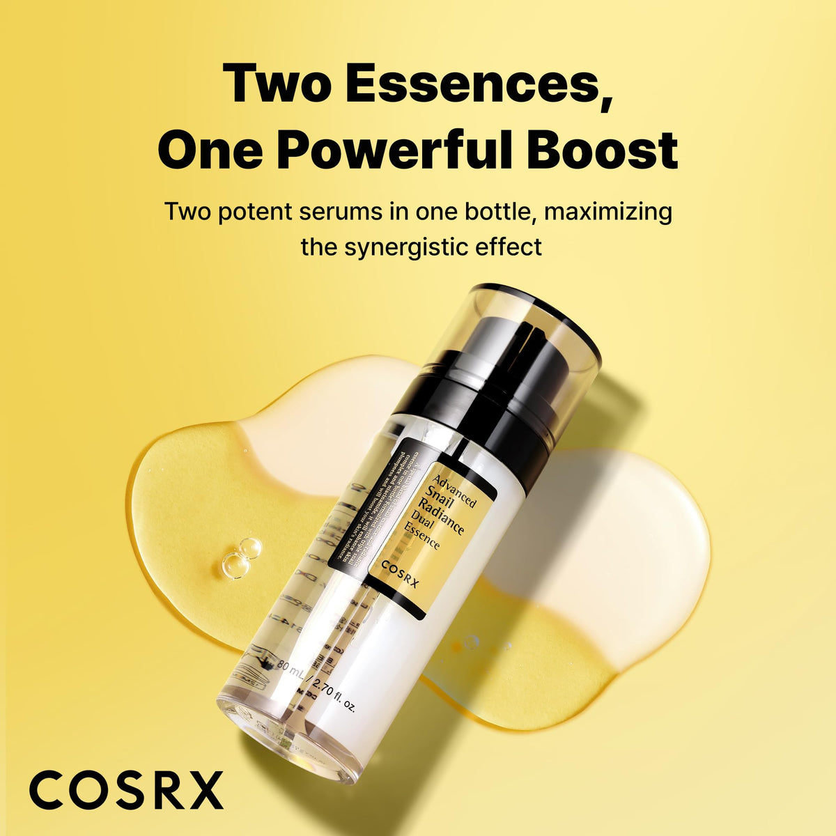 COSRX clear gel texture close-up for fast-absorbing hydration benefit