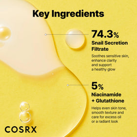 COSRX cream essence close-up showing emollient layer for smoother finish