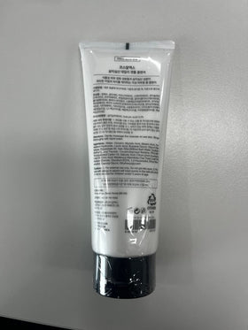 COSRX creamy foam on hand displaying soft lather and gentle exfoliation