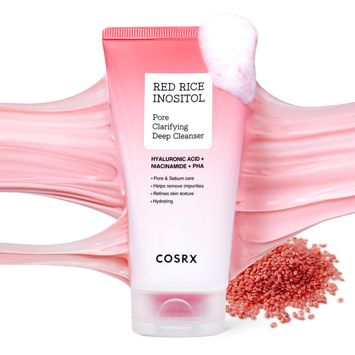 COSRX front packaging showing cleanser and benefits