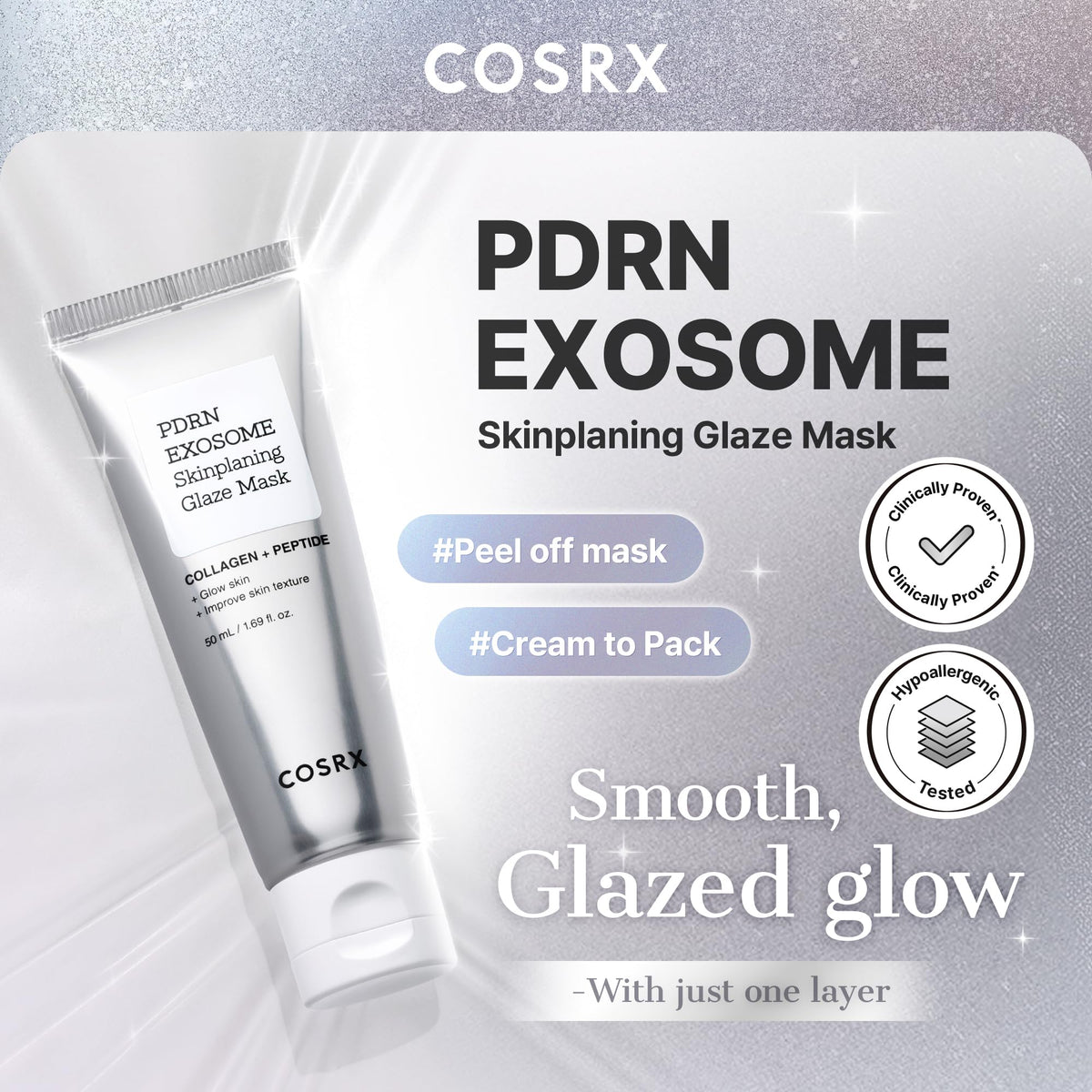 COSRX jar in hand to show 1.69 fl oz scale and travel-friendly size