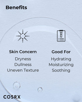 COSRX toner on bathroom shelf with other skincare items indicating layering routine
