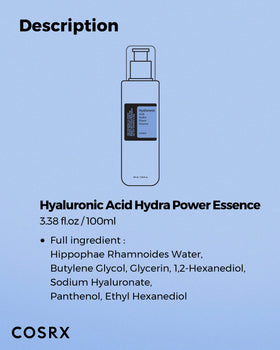 COSRX packaging box detail showing product information and clean-formula promise
