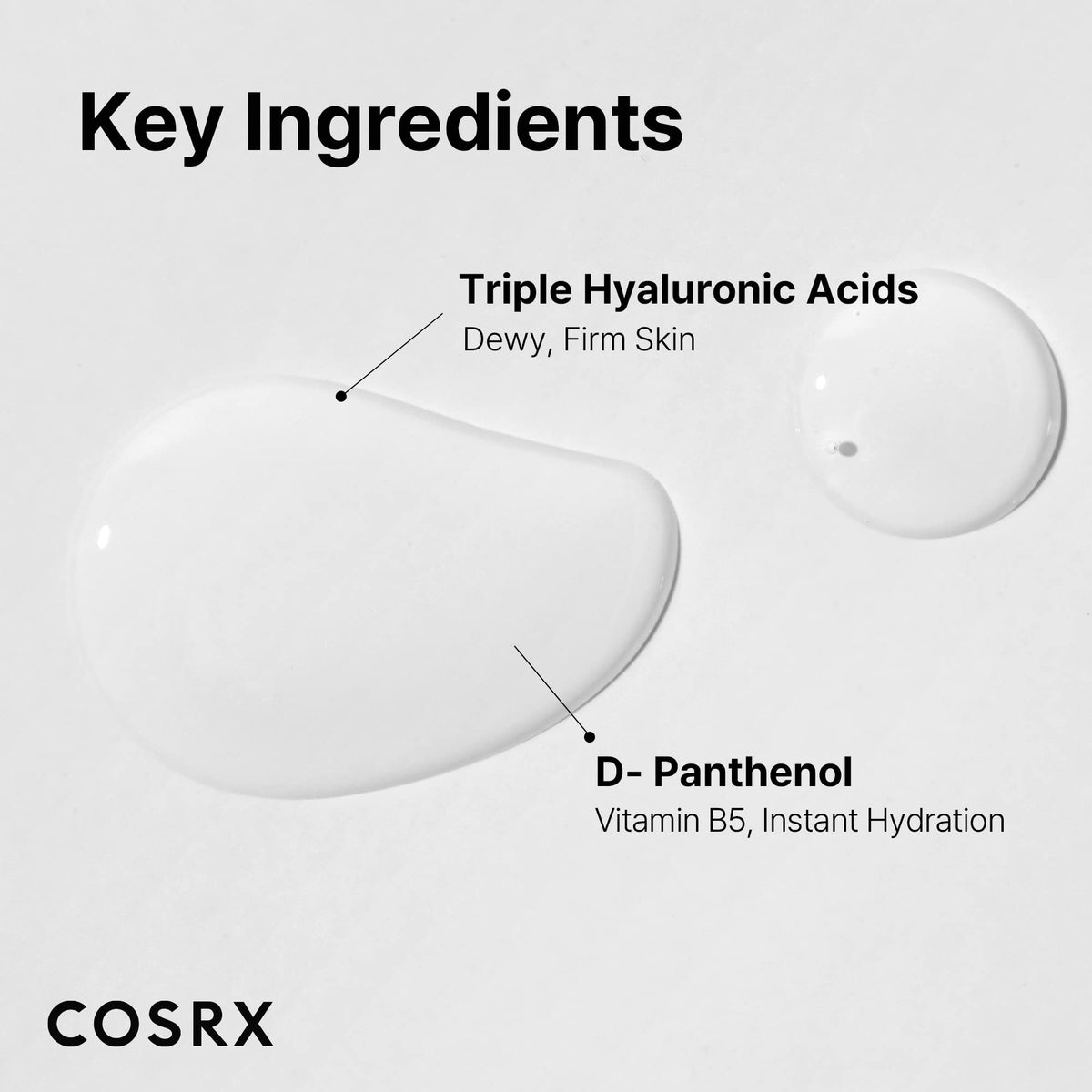 COSRX 40ml bottle next to coin to show compact travel-ready size