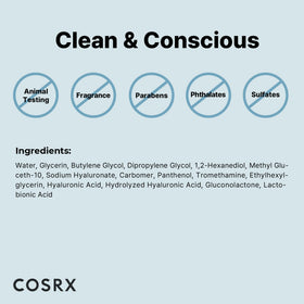 COSRX ampoule on bathroom shelf suggesting daily hydrating ritual