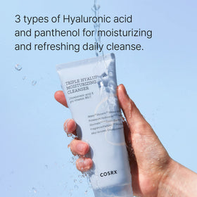 COSRX back label close-up displaying ingredients and directions