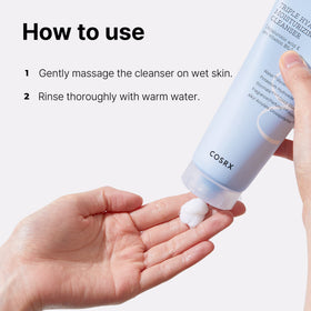 COSRX on bathroom shelf styled for morning routine hydration