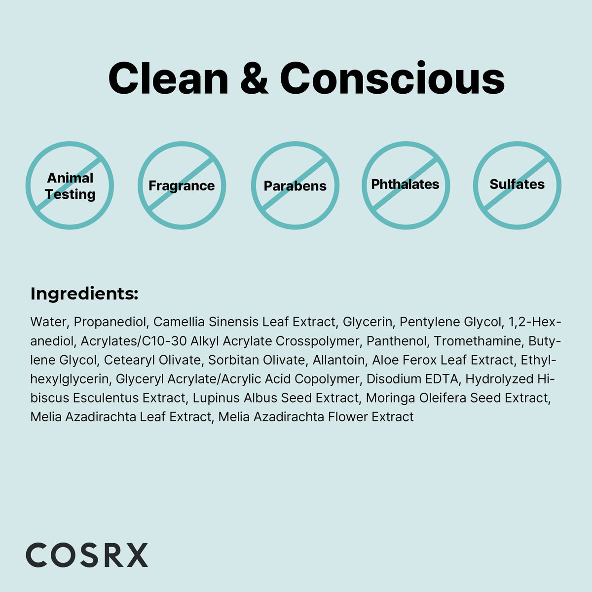 COSRX Hydrium on bathroom shelf in skincare routine setting offering cooling relief