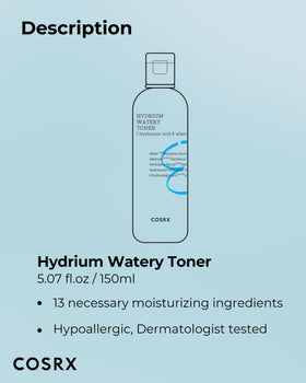 COSRX toner on bathroom counter in routine scene showing soothing benefit