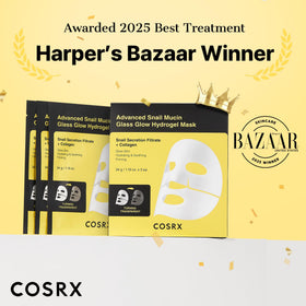 COSRX hydrogel mask close-up texture illustrating silky adherence benefit