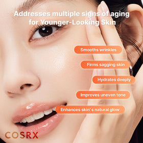COSRX display of salmon DNA ingredient vials highlighting potency