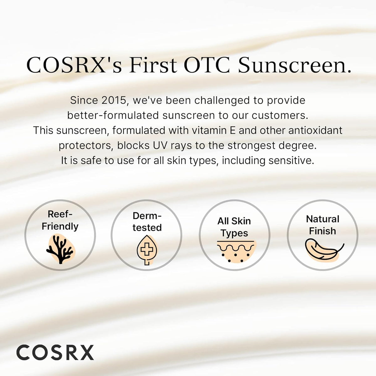 COSRX ingredient shot with vitamin E and cacao highlighting antioxidant support