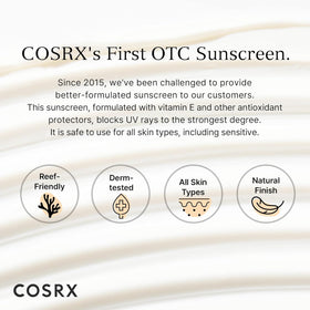 COSRX ingredient shot with vitamin E and cacao highlighting antioxidant support