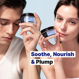 COSRX ingredient label closeup highlighting hyaluronic acid and clean formula