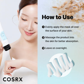 COSRX jar placed on a nightstand to suggest bedtime skincare ritual benefits