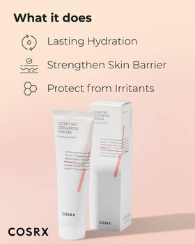 COSRX jar open showing creamy centella-infused ceramide balm