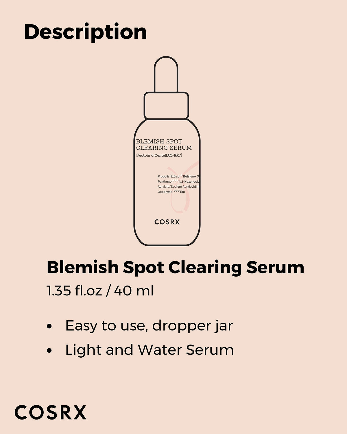 COSRX serum on bathroom counter in routine setting showing usable daily benefit