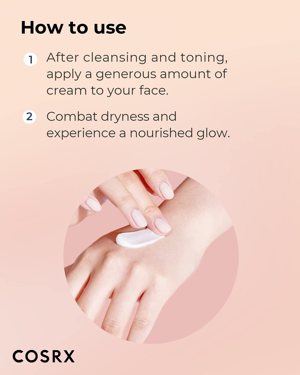 COSRX jar on bathroom shelf conveying clean skincare routine