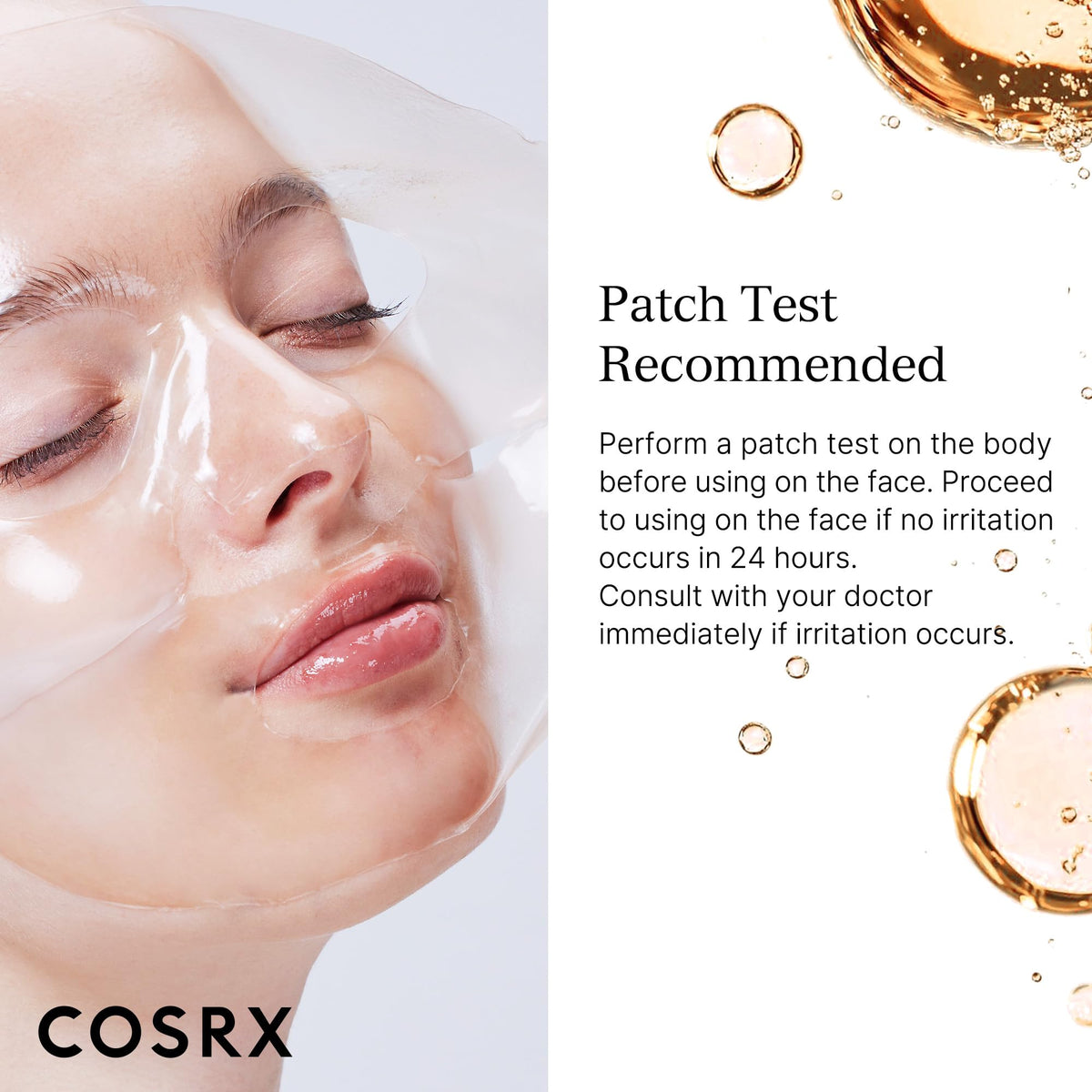 COSRX lifestyle nighttime routine showing calming overnight use
