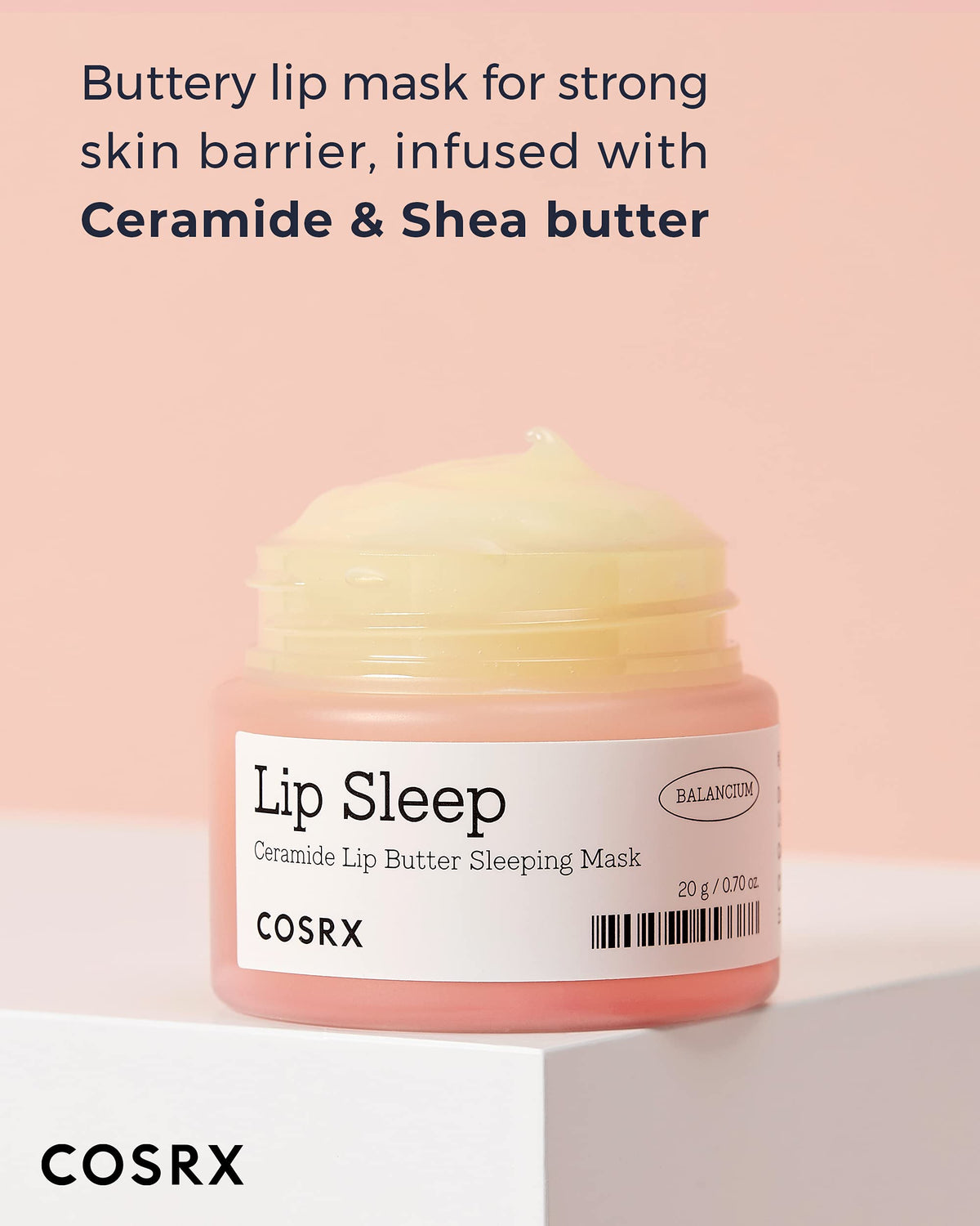 COSRX applied on lips demonstrating smooth finish and immediate comfort benefit