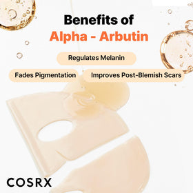 COSRX mask turned transparent highlighting active delivery